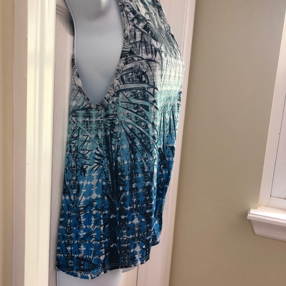 🆕PINK LOTUS | By Athleta Blue Print Tank - Picture 3 of 6